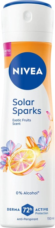 Nivea deo sprej 150ml Solar Sparks - Kosmetika Pro ženy Péče o tělo Deodoranty